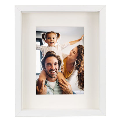 3D box-ramme BD art dyb 21x30 A4 med passepartout hvid 1 stk.