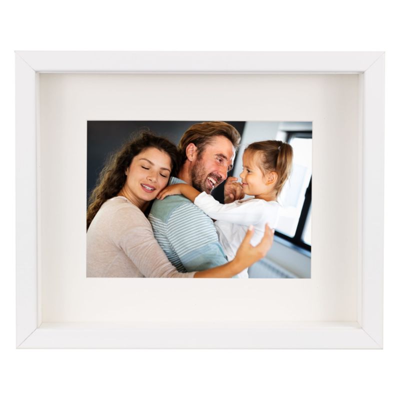 3D box-ramme BD art dyb 21x30 A4 med passepartout hvid 1 stk.