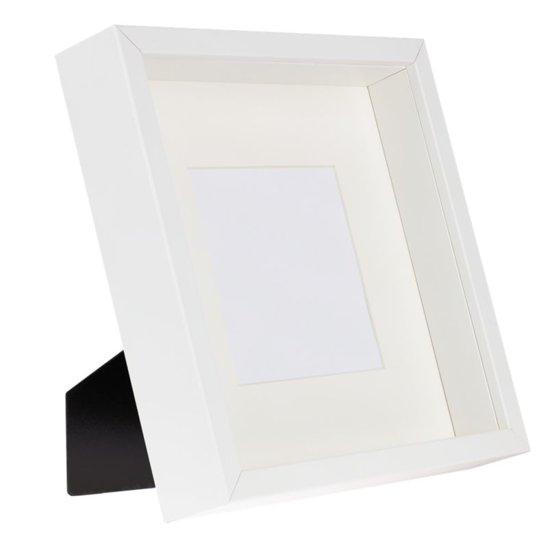 3D box-ramme BD art dyb 21x30 A4 med passepartout hvid 1 stk.