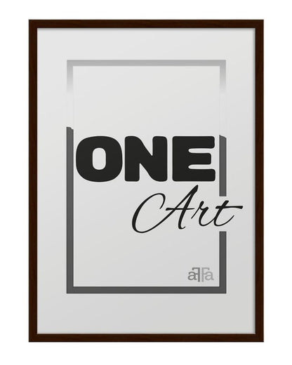 Hekla A1 ramme 59,4 x 84,1 cm MDF plakat brun 1 stk.