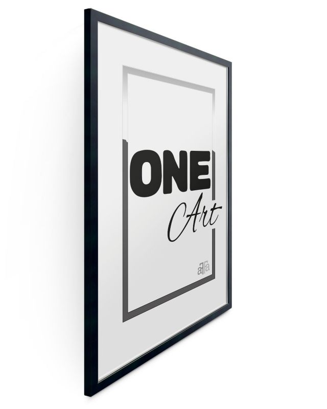 Hekla A1 ramme 59,4 x 84,1 cm MDF plakat sort 1 stk.