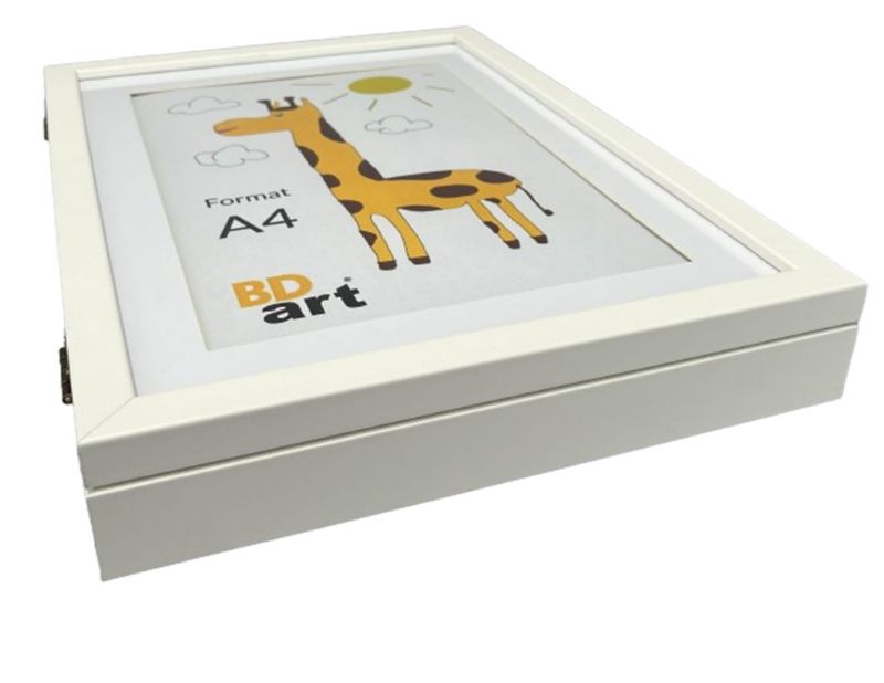 BD art Van Gogh ramme til tegninger A4 21x30 cm hvid 1 stk.