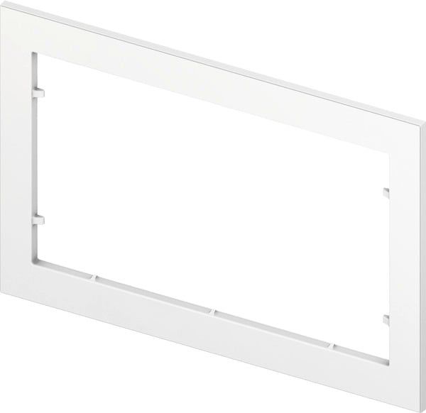 Ramme til toiletbetjeningsplade til tynd vægkonstruktion 220 x 150 x 5 mm hvid