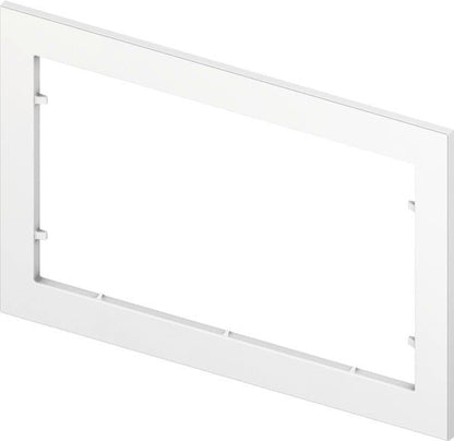 Ramme til toiletbetjeningsplade til tynd vægkonstruktion 220 x 150 x 5 mm hvid