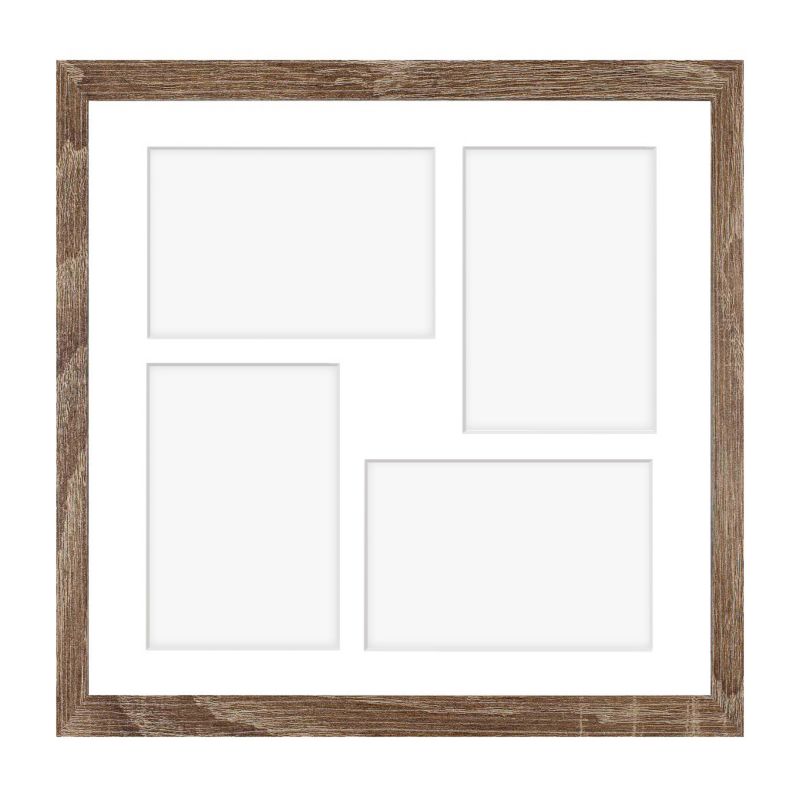 Hekla firkantet ramme til 4 billeder 34x34x4 MDF Sonoma trøffel 1 stk.