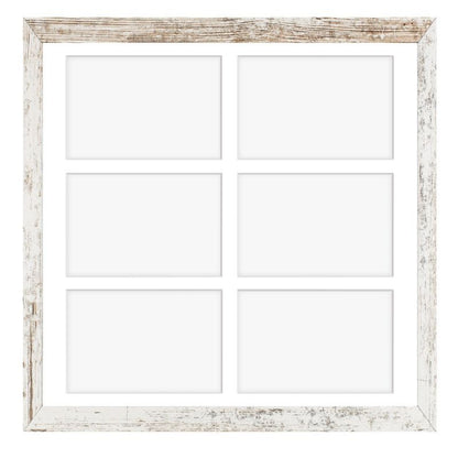 Hekla ramme til 6 billeder 40x40x6 MDF hvidpigmenteret fyrretræ 1 stk.