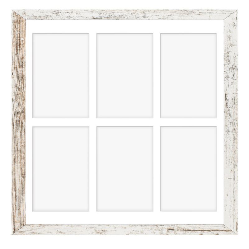 Hekla ramme til 6 billeder 40x40x6 MDF hvidpigmenteret fyrretræ 1 stk.