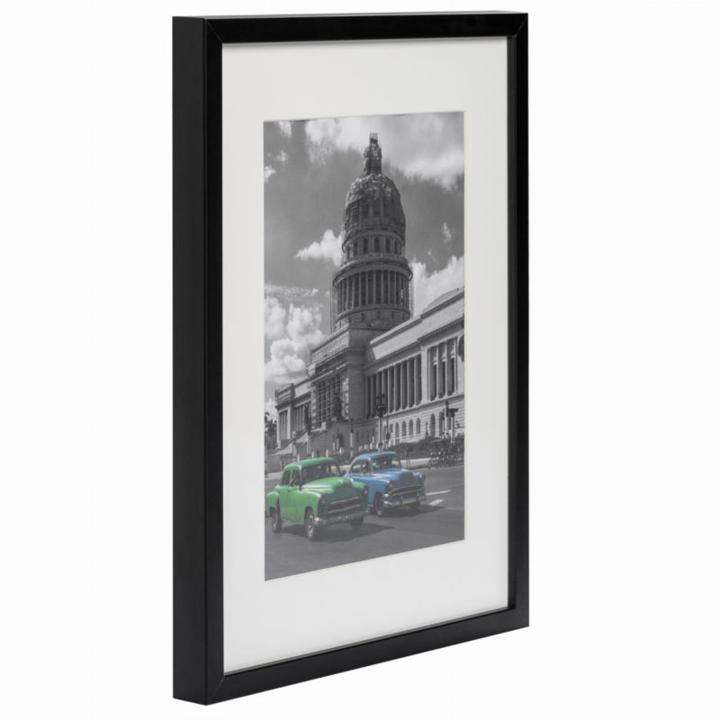 BD art plakatramme 30x40 cm med passepartout, sort, 1 stk.