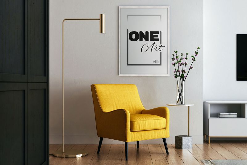 Billedramme B1 Hekla 70x100 MDF plakat hvid 1 stk.