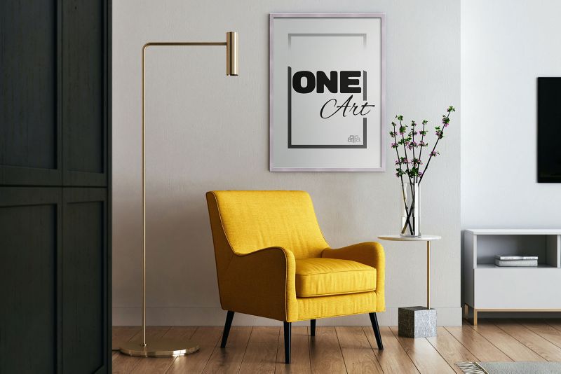 Billedramme B1 Hekla 70x100 MDF plakat sølv 1 stk.