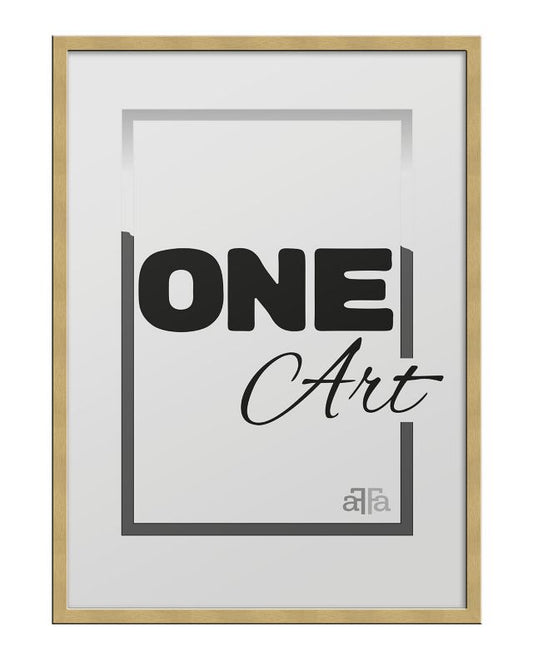 Billedramme B1 Hekla 70x100 MDF plakat guld 1 stk.