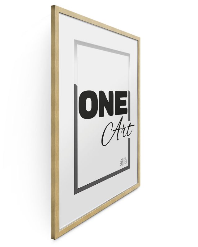 Billedramme B1 Hekla 70x100 MDF plakat guld 1 stk.