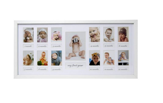 BD art billedramme 23x50 cm hvid til 13 billeder, 1 stk.
