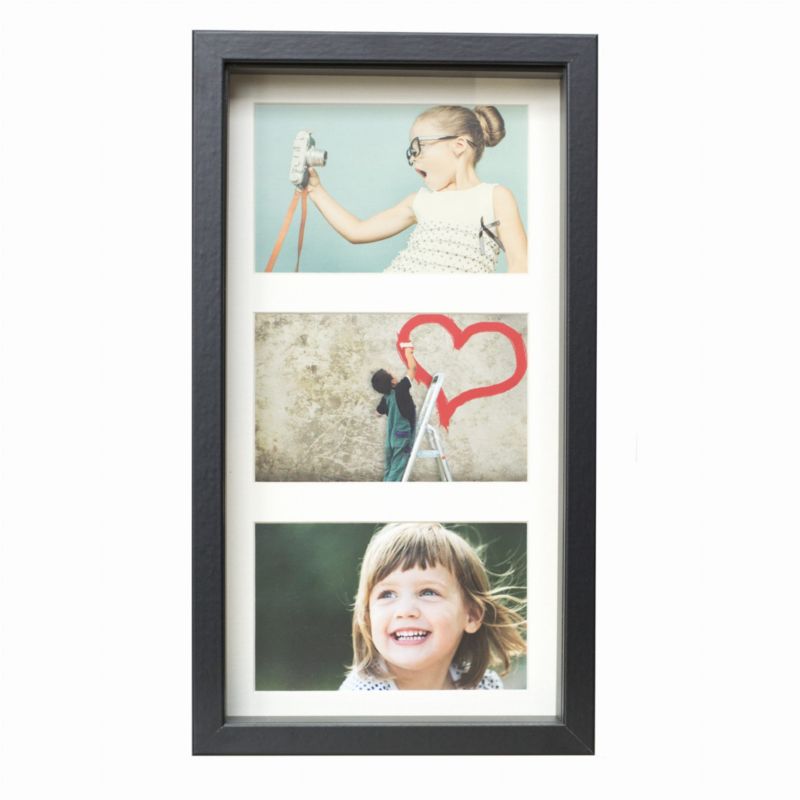 BD art 3D dyb billedramme 18x35 cm sort 1 stk.