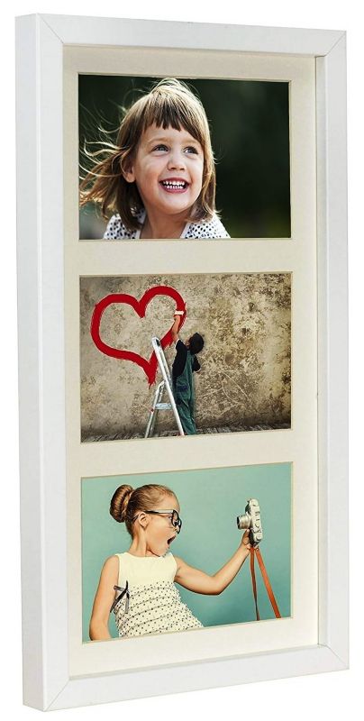 BD art Galeria billedramme 10x15 18x35 cm hvid MDF 1 stk.