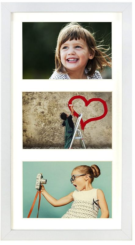 BD art Galeria billedramme 10x15 18x35 cm hvid MDF 1 stk.