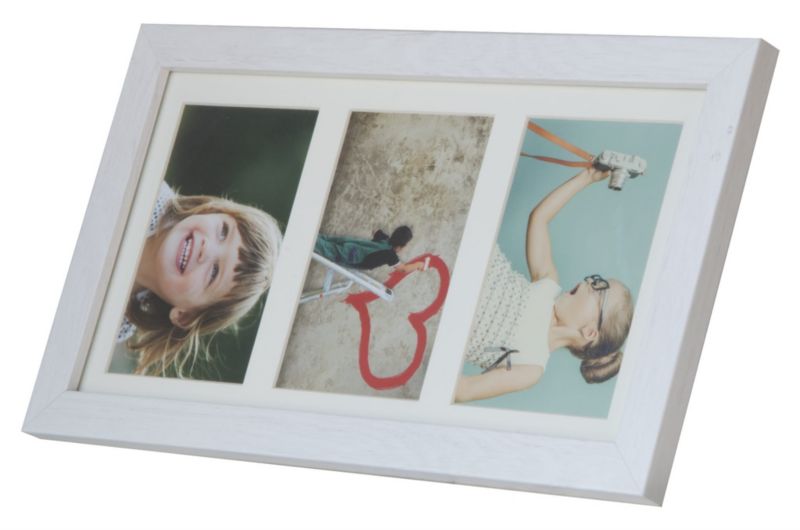 BD art Galeria billedramme 10x15 retro MDF/plexiglas hvid 1 stk.