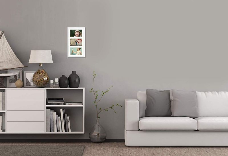 BD art Galeria billedramme 10x15 retro MDF/plexiglas hvid 1 stk.