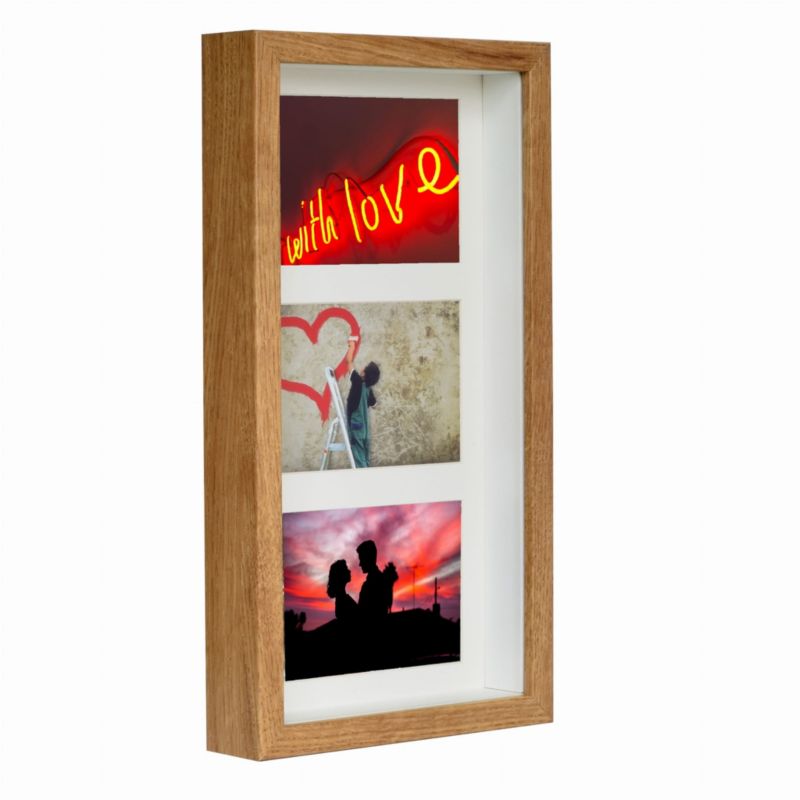 BD art Galeria 3D dyb billedramme i eg 18x35 cm brun, 1 stk.