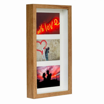 BD art Galeria 3D dyb billedramme i eg 18x35 cm brun, 1 stk.