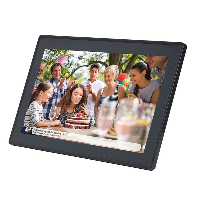 Denver digital fotoramme med FRAMEO FHD 15,6" 1920x1080 IPS 8GB sort 1 stk.
