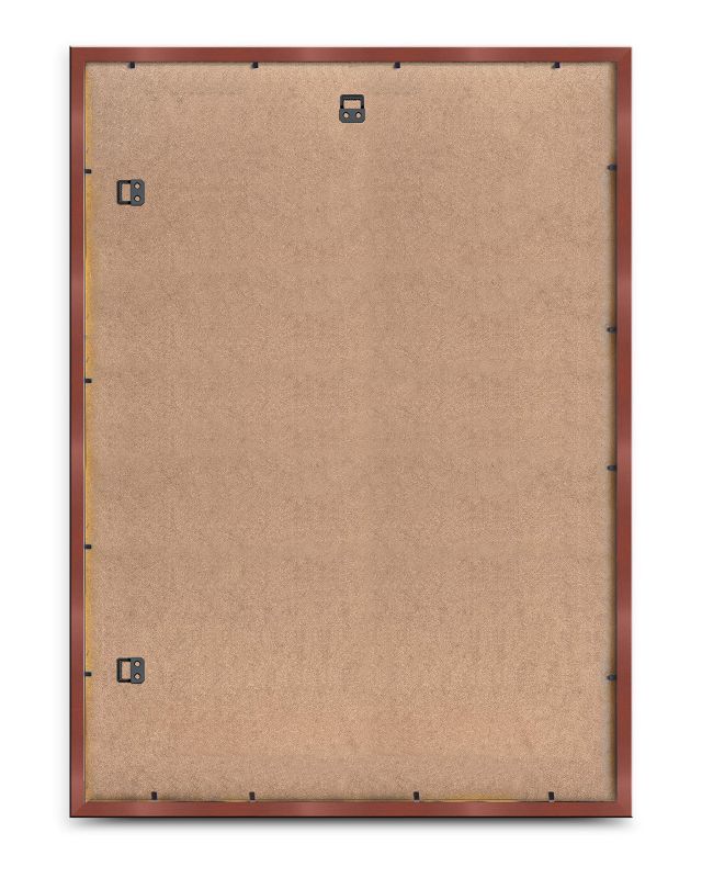 Stor billedramme Hekla 60x80 MDF i rosa guld, 1 stk.
