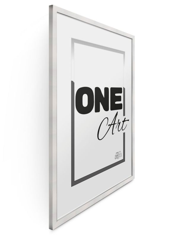 Stor billedramme Hekla 61 x 91,5 cm MDF plakat hvid 1 stk.