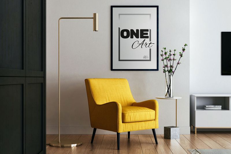 Stor billedramme Hekla 61 x 91,5 MDF plakat sort 1 stk.