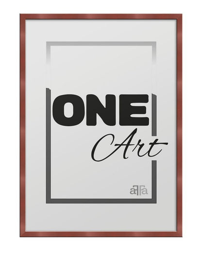 Stor billedramme Hekla 61 x 91,5 cm MDF plakat rosa guld 1 stk.