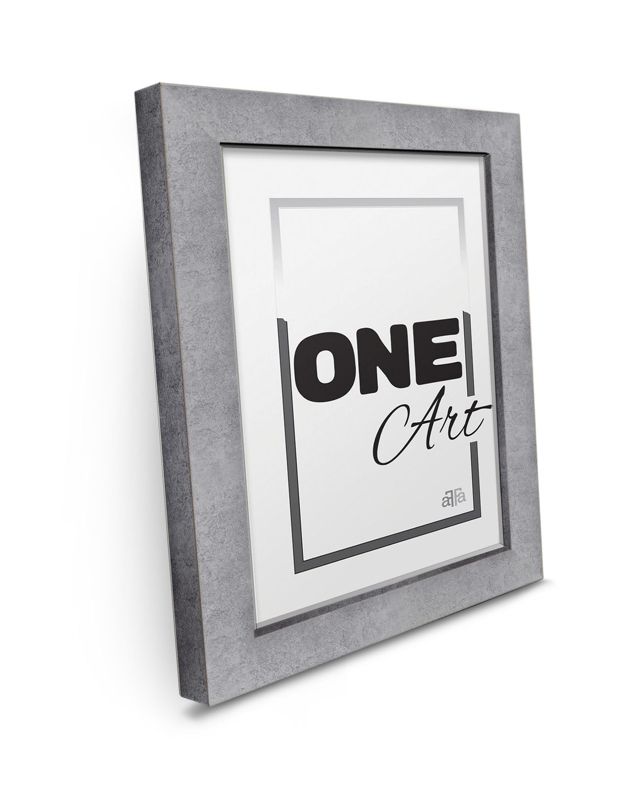 Hekla fotoramme 10x15 cm MDF A6 beton stående 1 stk.