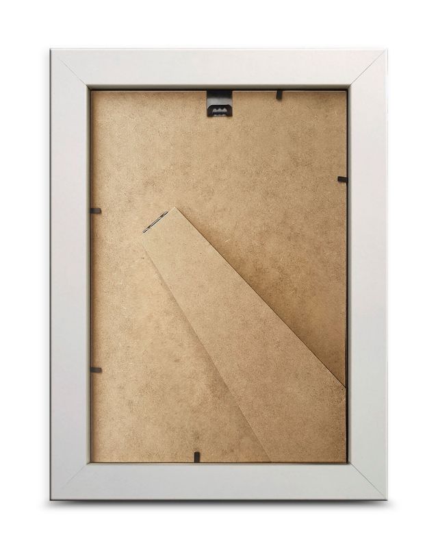 Hekla billedramme 15x21 foto MDF A5 stående hvid 1 stk.
