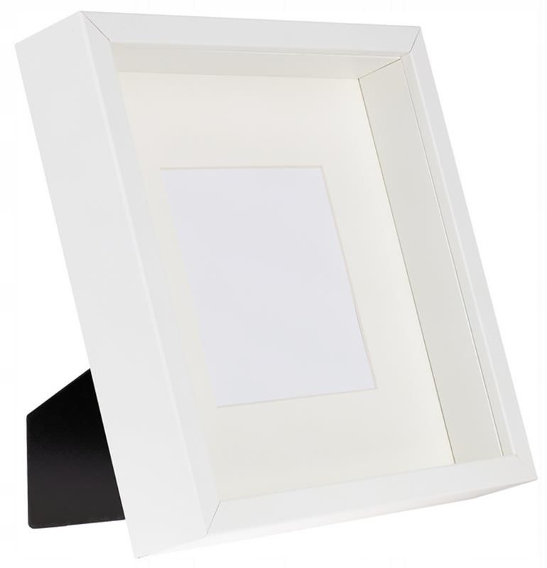 Matkam BOX 3D billedramme 23x23 cm hvid 1 stk.