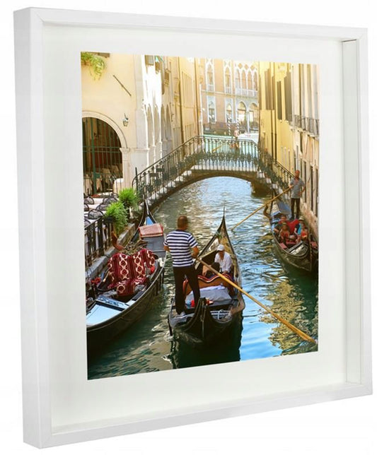 Matkam BOX 3D billedramme 50x50 cm hvid 1 stk.