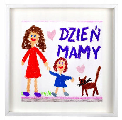 Matkam BOX 3D billedramme 50x50 cm hvid 1 stk.