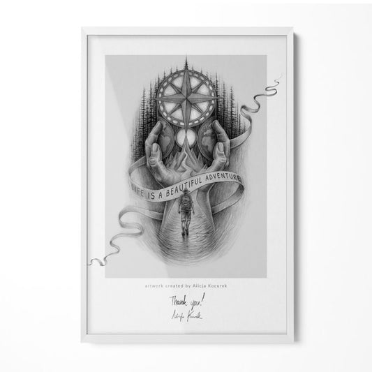 Hvid Tulup billedramme 40 x 60 cm, 1 stk.