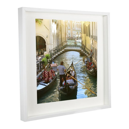 3D billedramme BD art box 50x50 cm dyb hvid 1 stk.