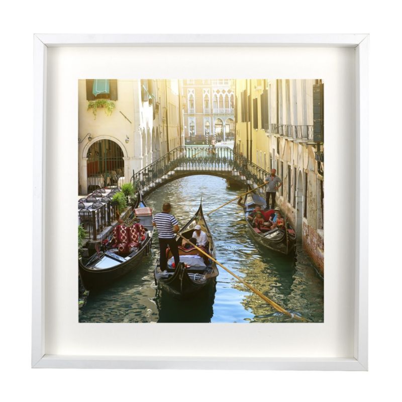 3D billedramme BD art box 50x50 cm dyb hvid 1 stk.