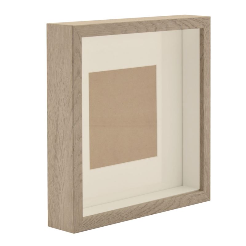 3D-fotoramme BD art Box, dybde 23x23 cm, Sonoma-eg, trøffelfarvet, 1 stk.