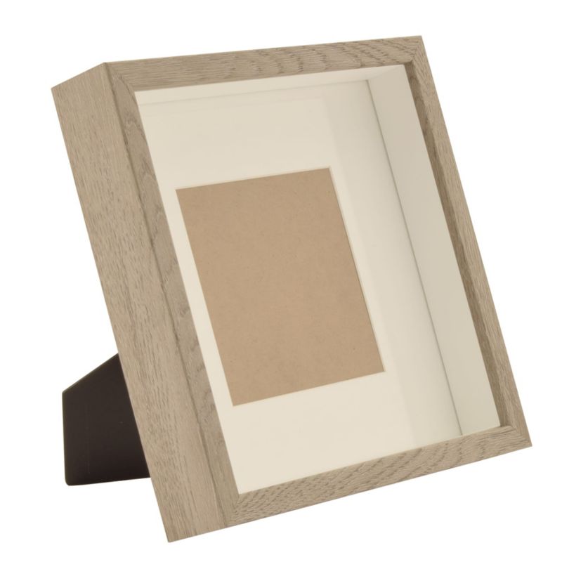 3D-fotoramme BD art Box, dybde 23x23 cm, Sonoma-eg, trøffelfarvet, 1 stk.