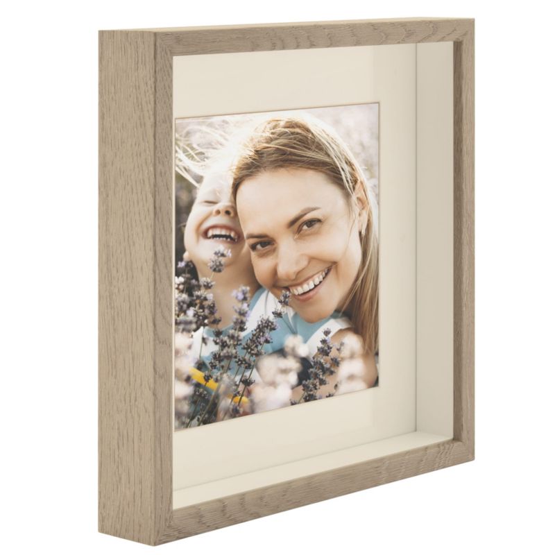 3D-fotoramme BD art Box Dybe Trøffel Eg 28x28 cm 1 stk.
