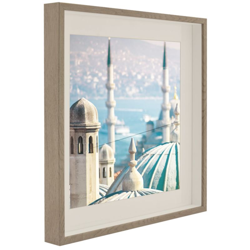 3D billedramme BD art Box dyb i truffel-eg 50x50 cm, 1 stk.