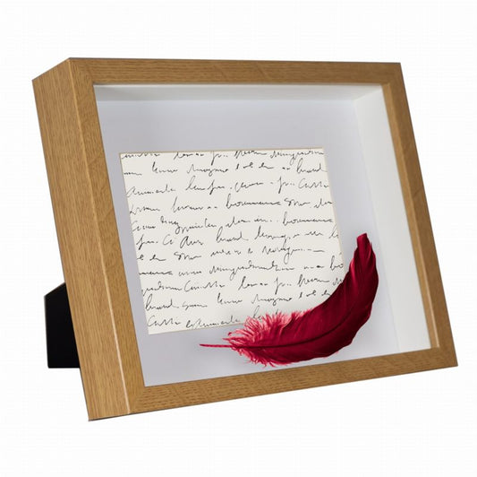 3D Shadow Box billedramme BD art 20x25 cm i egetræ, brun, 1 stk.