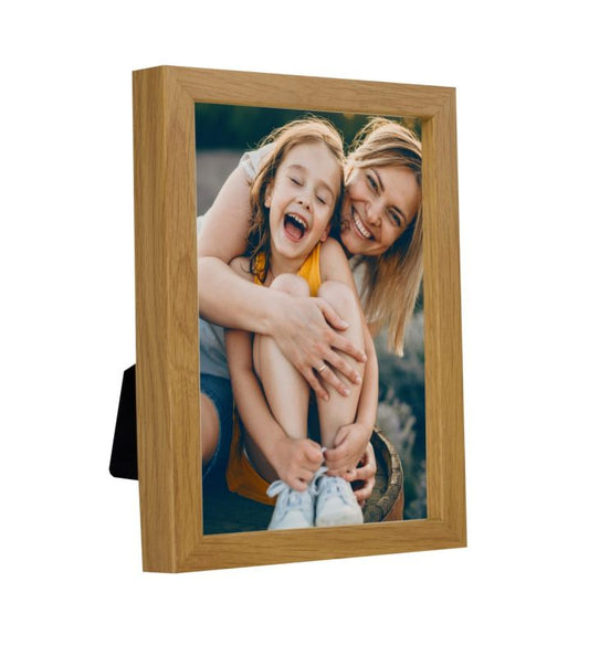 BD art billedramme 10x15 cm i egetræ MDF brun 1 stk.