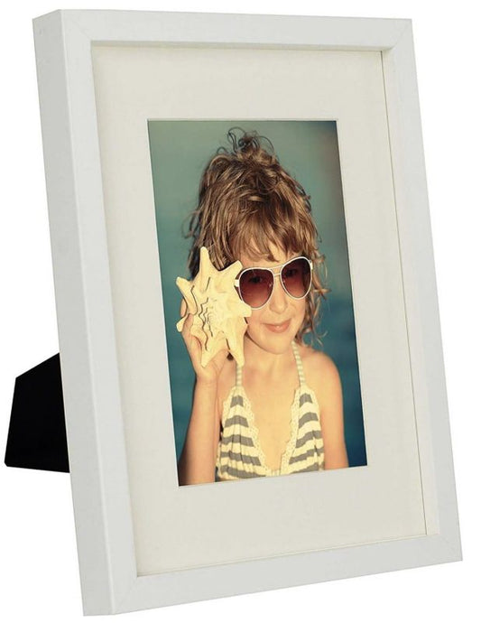 BD art billedramme 20x25 cm med passepartout, hvid, 1 stk.