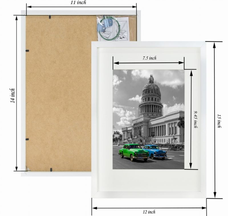 BD art billedramme 28x35 cm hvid 1 stk.