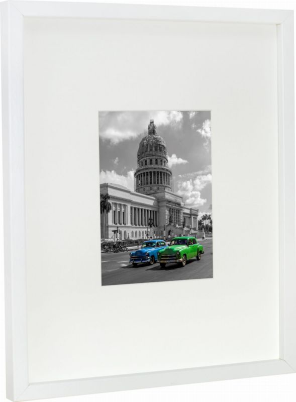 BD art billedramme 28x35 cm hvidt glas 1 stk.