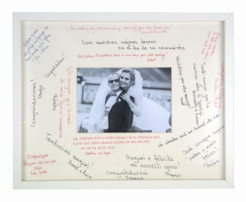 BD art billedramme 28x35 cm hvidt glas 1 stk.