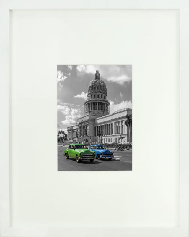 BD art billedramme 28x35 cm hvidt glas 1 stk.