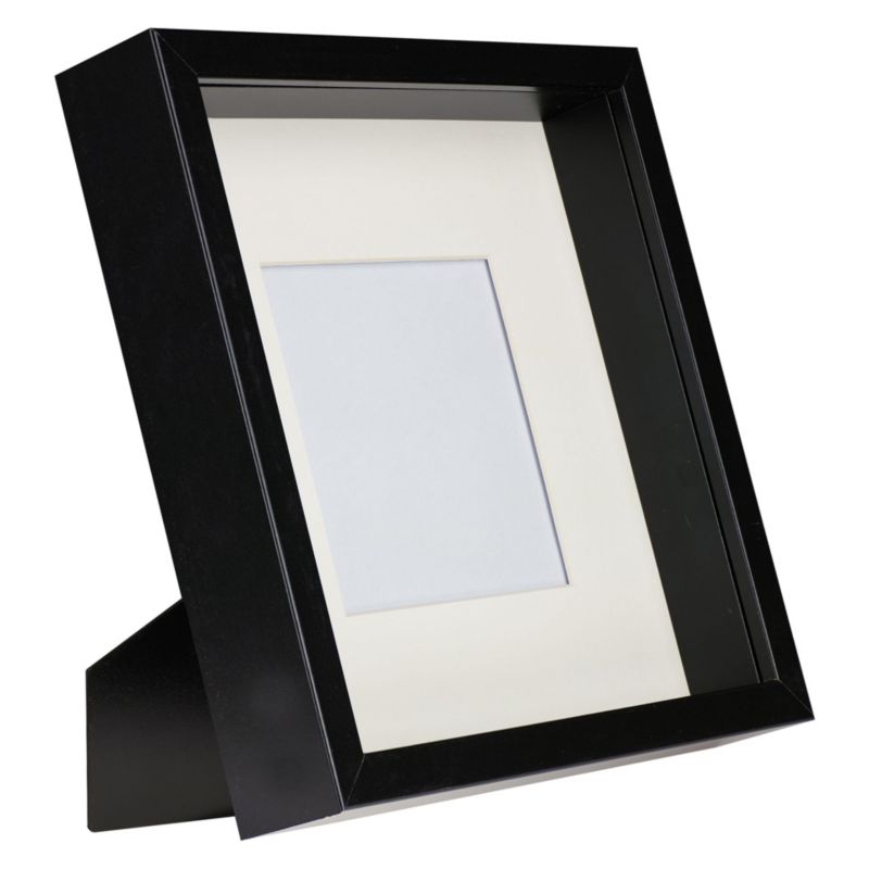 BD art 3D box dyb billedramme i sort, 1 stk. 25 x 25 cm