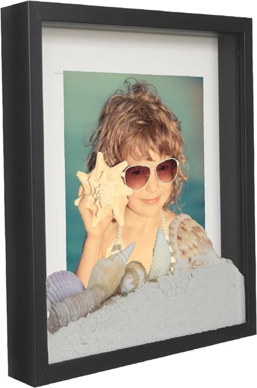 BD art 3D Shadow Box billedramme 20x25 cm dyb sort 1 stk.